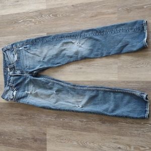 Silver distressed jeans Suki slim